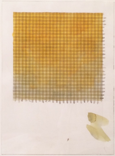 Peter Schuyff Untitled, circa 1986 watercolor and pencil on paper 16 x 11 inches