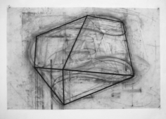 David Row FOUR, 2013 charcoal on vellum 24 1/2 x 37 1/2 inches