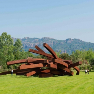 "One Of The Greatest French Living Artists, Bernar Venet" in Forbes Magazine