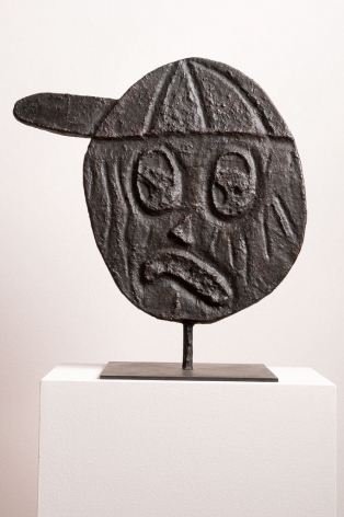 Donald Baechler  HEAD 2, 2014  bronze  15 x 20 x 2 inches  Edition 1 of 8, with 2 APs  Inquire