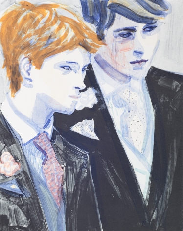 Elizabeth Peyton  William and Harry, 2000  color lithograph  24 x 19 inches  Edition 199 of 350  signed bottom right  $9,000