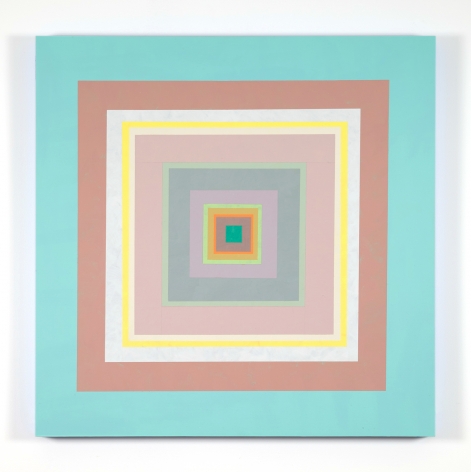 Gary Lang CONCENTRICSQUARE , 2020 acrylic on panel 30 x 30 inches