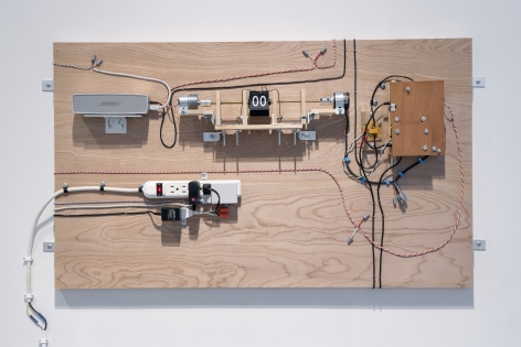 Jeff Shore | Jon Fisher  Clockworks 1, 2016  mixed media  26 3/4 x 40 inches  unique variation 1 in an edition of 6