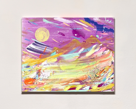 Brendan Cass Almighty Mountain (Violet Vista), 2021 acrylic on canvas 24 x 30 inches