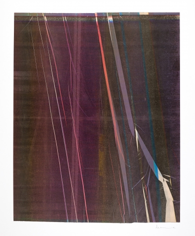 Anne Deleporte  Lightning, 2019 ink on paper mounted on Arches paper 26 1/8 x 21 1/2 inches