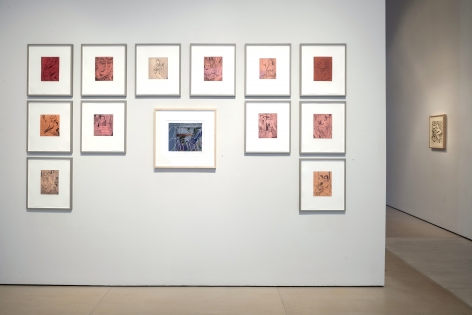 install view RECLINE Portraiture & Henri Matisse Prints January 26 - April 19, 2019