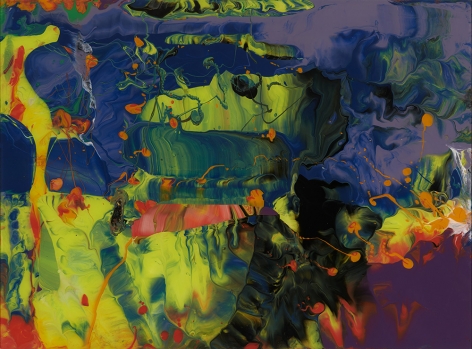 Gerhard Richter,  P11 Edition, 2014  chromographic colour print, mounted on aluminum,  14 1/2 x 19 3/4 inches,   edition of 500