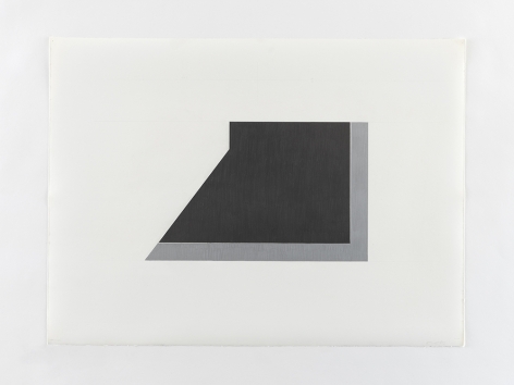 Ted Stamm 78-W-3D (Wooster), 1978 silver pencil and graphite on paper paper: 22 1/4 x 29 7/8 inches frame: 24 5/8 x 29 7/8 inches (TS-1)