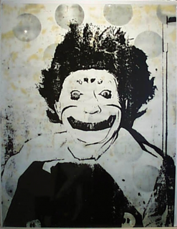 Ford Beckman Clown Portraits (Spook Clown), 1994 serigraph 58 1/2 x 42 1/2 inches (FBk-41)