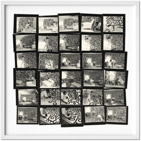 Art Edition (No. 1–1,000) Keith Haring (contact sheet), New York City, 1986 Archival pigment print 51 x 51 cm / 20 x 20 in.