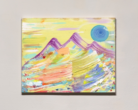 Brendan Cass Almighty Mountain (Healing Place), 2021 acrylic on canvas 24 x 30 inches