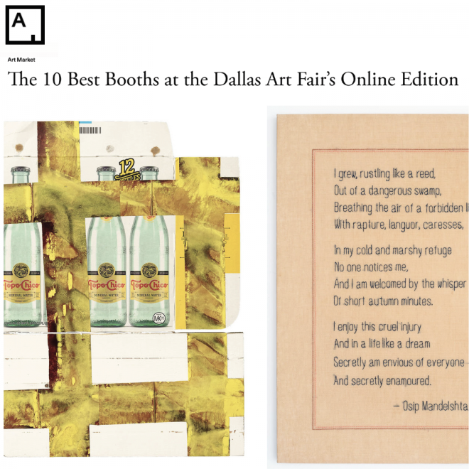The 10 Best Booths at the Dallas Art Fair’s Online Edition
