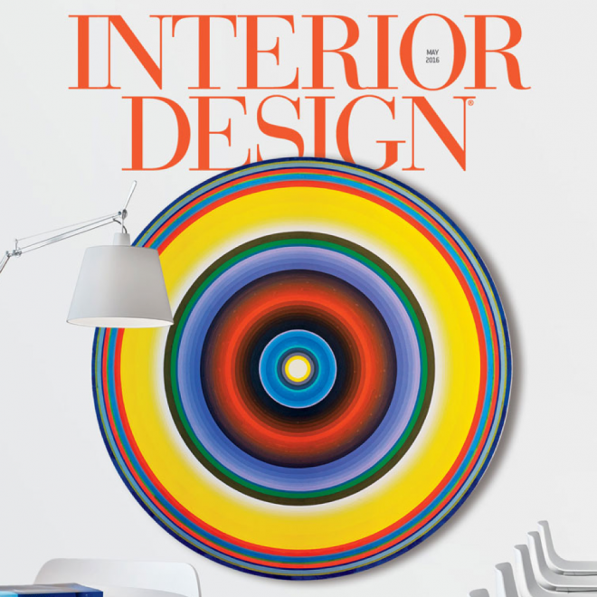 Radiant Space's Gary Lang on the cover of Interior Design Magazine